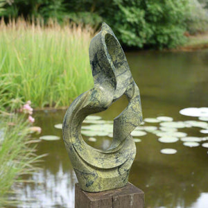 Modern garden abstract sculpture