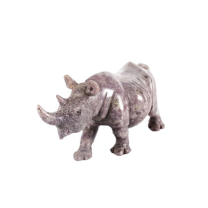 Rhino Stone Sculpture