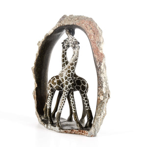 Giraffe Shona Sculpture