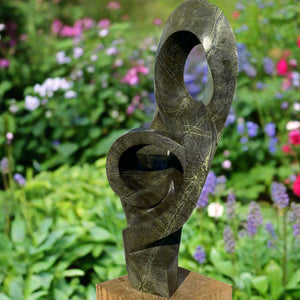 Modern stone carving garden sculpture