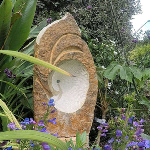 Modern garden sculpture